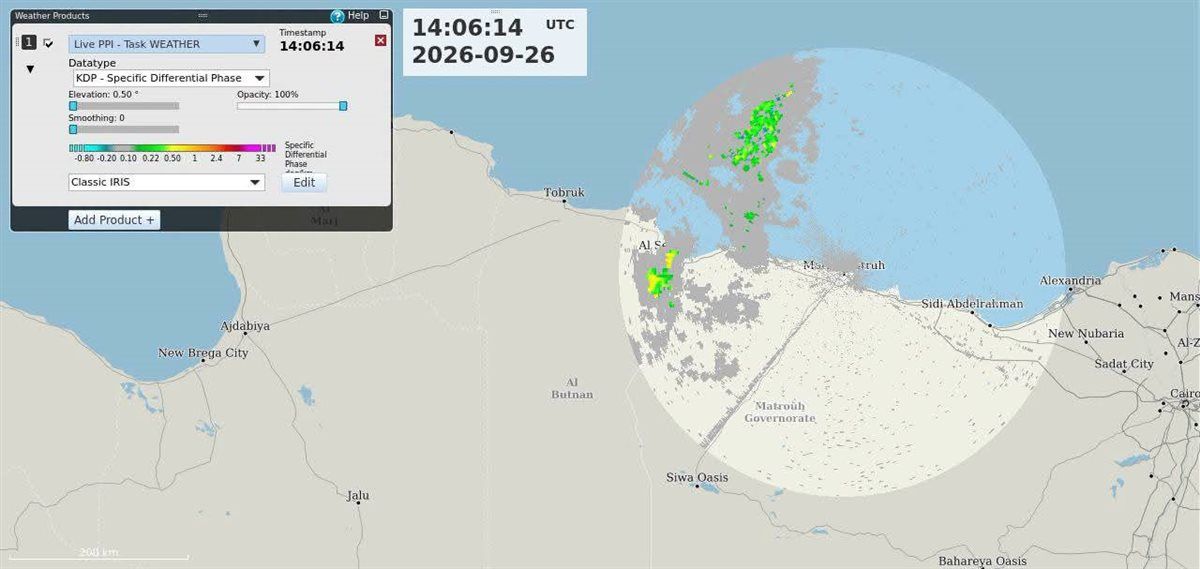 بداية ظهور السحب الركامية فوق السلوم بمطروح، يصاحبها فرص لسقوط أمطار متفاوتة الشدة، فيتو