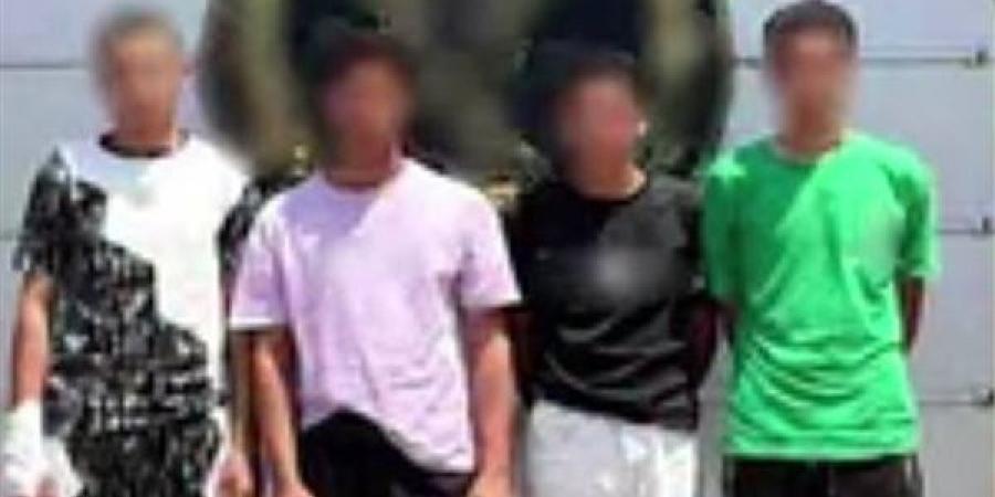 كلب للاستعراض وفرض السيطرة، سقوط 4 عاطلين بعد ترويع المارة والإشارات الخادشة للحياء بالإسكندرية
